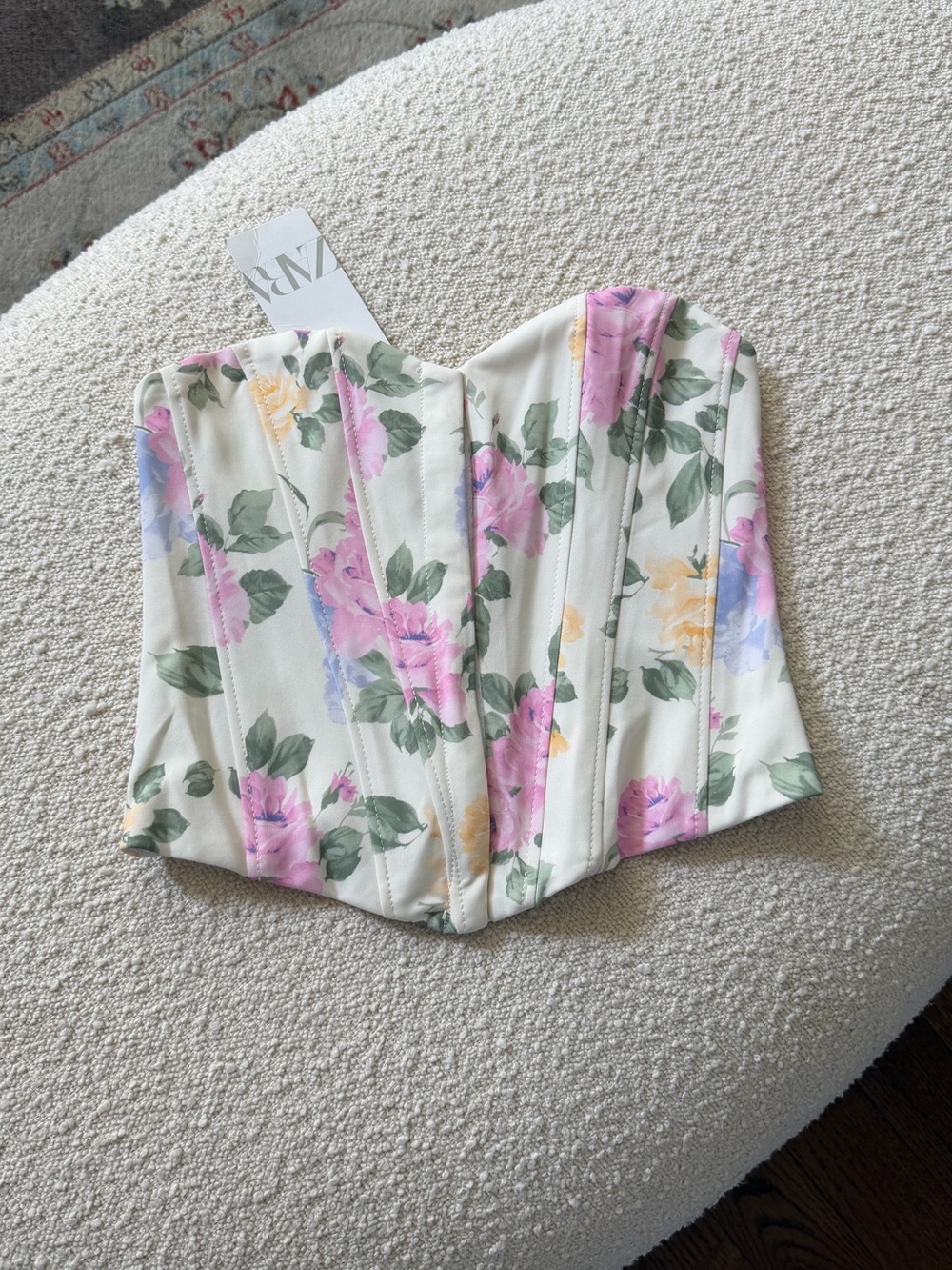 Zara Floral Corset Top